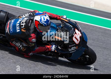 #4 Andrea DOVIZIOSO (WithU Yamaha RNF MotoGPâ„′ Team) pendant le Championnat du monde MotoGP 2022 Gran Premio dâ€™Italia Oakley qualification sur 28 mai 2022 au circuit international Mugello à Mugello, Italie (photo de Valerio Origo/LiveMedia/NurPhoto) Banque D'Images