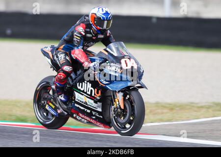 4 Andrea DOVIZIOSO (WithU Yamaha RNF MotoGPâ„′ Team) pendant le Championnat du monde MotoGP Gran Premio dâ€™Italia Oakley Race on 29 mai 2022 au circuit international Mugello à Scarperia (FI), Italie (photo de Valerio Origo/LiveMedia/NurPhoto) Banque D'Images