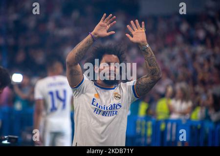 Joueurs de RAL Madrid pendant la journée des médias ouverts Real Madrid à Ciudad deportiva Real Madrid sur 29 mai 2022 à Madrid Espagne. (Photo par DAX Images/NurPhoto) Banque D'Images