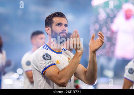 Joueurs de RAL Madrid pendant la journée des médias ouverts Real Madrid à Ciudad deportiva Real Madrid sur 29 mai 2022 à Madrid Espagne. (Photo par DAX Images/NurPhoto) Banque D'Images