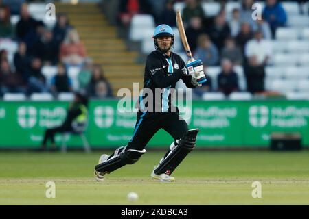 Ed Barnard, de Worcestershire Rapids, lors du match de la Charlotte Edwards Cup entre Northern Diamonds et Loughborough Lightning au Seat unique Riverside, Chester le Street, le mercredi 1st juin 2022. (Photo de will Matthews/MI News/NurPhoto) Banque D'Images