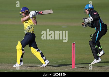 1st JUIN le match de Blast Vitality T20 entre le Durham County Cricket Club et Worcestershire au Seat unique Riverside, Chester le Street, a lieu le mercredi 1st juin 2022. (Photo de Mark Fletcher /MI News/NurPhoto) Banque D'Images