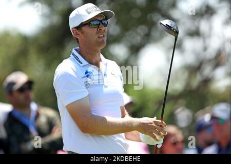 Seamus Power of Ireland est en 11th lors de la deuxième partie du tournoi commémoratif présenté par Workday au club de golf de Muirfield Village à Dublin, Ohio, États-Unis, vendredi, 3 juin 2022. (Photo de Jorge Lemus/NurPhoto) Banque D'Images