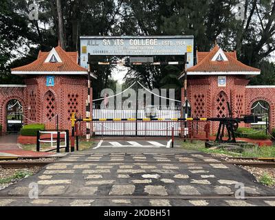 All Saints College à Thiruvananthapuram (Trivandrum), Kerala, Inde sur 12 mai 2022. (Photo de Creative Touch Imaging Ltd./NurPhoto) Banque D'Images