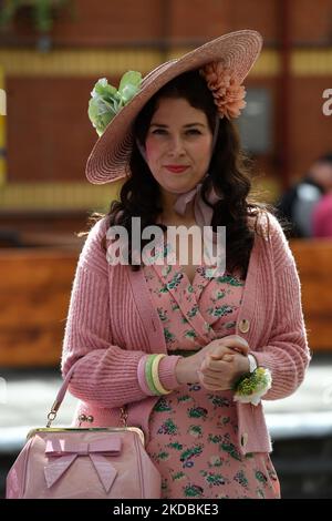 Les ré-acteurs apprécient le week-end sur le chemin de fer est Lancashire à la gare de Bury Bolton Street, alors que nous célébrons le Jubilé de platine de sa Majesté la Reine. (Photo d'Eddie Garvey/MI News/NurPhoto) Banque D'Images