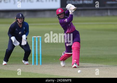 CHESTER LE STREET, ROYAUME-UNI. 1st JUIN Béthany Hamer of Lightning lors du match Blast Vitality T20 entre le Durham County Cricket Club et Worcestershire au Seat unique Riverside, Chester le Street, le mercredi 1st juin 2022. (Photo de Mark Fletcher/MI News/NurPhoto) Banque D'Images