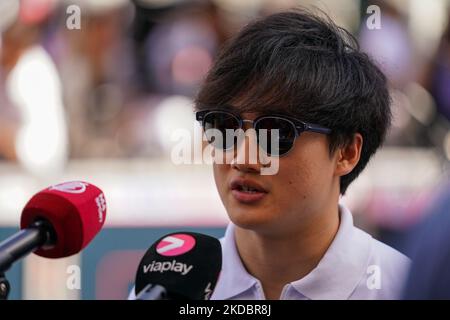 Yuki Tsunoda du Japon conduite de la (22) Scuderia AlphaTauri AT03 Red Bull RBPTH001 pendant la Formule 1 Grand Prix de Monaco sur 27-28 mai 2022 à Montecarlo, Monaco. (Photo par Alessio Morgese/NurPhoto) Banque D'Images