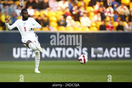 Fikayo Tomori (AC Milan) d'Angleterre lors de l'UEFA Nations League - Groupe A3 entre l'Angleterre contre l'Italie au stade Molineux, Wolverhampton le 11th juin 2022 (photo par action Foto Sport/NurPhoto) Banque D'Images