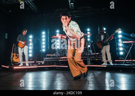 Eric Nam en concert à Magazzini Generali à Milan, Italie, sur 12 juin 2022. Eric Nam est un chanteur américain, auteur-compositeur et animateur de télévision d'origine coréenne. Il a été nommé '2016 Man of the Year' par GQ Korea, honoré '30 under 30 Asia 2017' par Forbes, et le Global Trending 'Artist on the Rise' de YouTube Music. (Photo par Mairo Cinquetti/NurPhoto) Banque D'Images