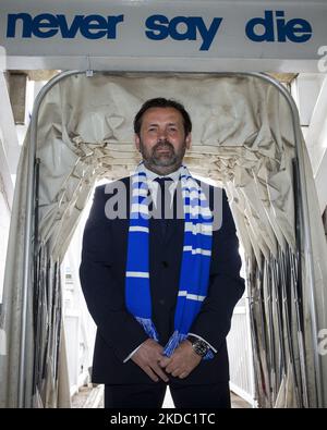 Paul Hartley est dévoilé comme nouveau directeur de Hartlepool United à Victoria Park, Hartlepool, le lundi 13th juin 2022. (Photo de Mark Fletcher/MI News/NurPhoto) Banque D'Images