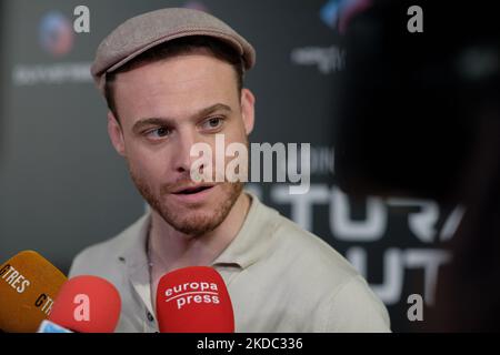 L'acteur turc Kerem Bursin assiste à la photocall de la présentation du NFT à Madrid. 14 juin 2022 Espagne (photo par Oscar Gonzalez/NurPhoto) Banque D'Images