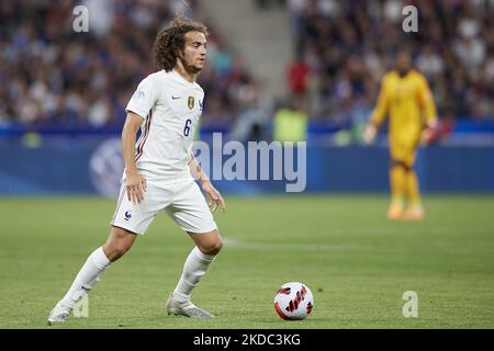 Matteo Guendouzi (Olympique de Marseille) de France lors de la Ligue des Nations de l'UEFA Un match du Groupe 1 entre la France et la Croatie au Stade de France sur 13 juin 2022 à Paris, France. (Photo de Jose Breton/Pics action/NurPhoto) Banque D'Images