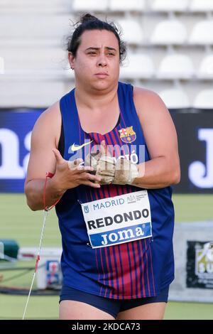 Participez à la rencontre Madrid un événement d'argent du Tour Continental mondial de l'Athlétisme au stade Vallehermoso à Madrid 18 juin 2022 Espagne (photo d'Oscar Gonzalez/NurPhoto) Banque D'Images