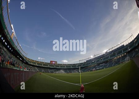 Vue générale à l'intérieur du stade pendant le match de la Liga Santader entre Elche CF et le Club Atletico de Madrid à l'Estadio Manuel Martinez Valero sur 11 mai 2022 à Elche, Espagne. (Photo de Jose Breton/Pics action/NurPhoto) Banque D'Images