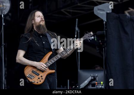 Nightwish se déroule en direct au festival Pinkpop 2022 sur 17 juin 2022 à Megaland Landgraaf, pays-Bas. (Photo de Roberto Finizio/NurPhoto) Banque D'Images