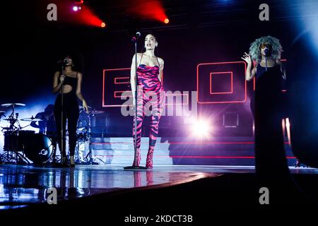 Elodie en concert à Circolo Magnolia à Milan, Italie sur 26 juin 2022 à Milan, Italie. (Photo par Mairo Cinquetti/NurPhoto) Banque D'Images