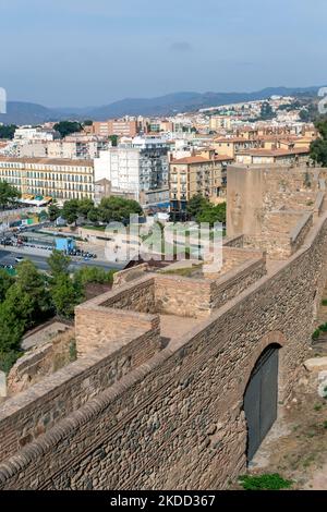 Malaga, Espagne - 29 octobre 2022 : l'Alcazaba de Malaga Banque D'Images