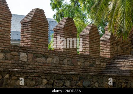 Malaga, Espagne - 29 octobre 2022 : l'Alcazaba de Malaga Banque D'Images