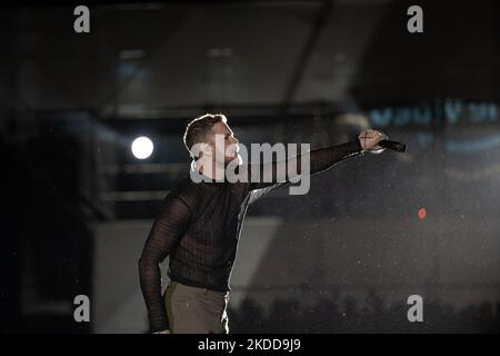 Imagine Dragons concert sur 07 juillet 2022, au Mad Cool Festival, Madrid (photo de Jon Imanol Reino/NurPhoto) Banque D'Images