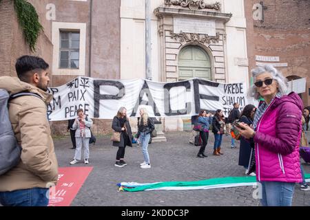 Rome, Italie. 5th novembre 2022. Manifestation nationale pour la paix à Rome organisée par le réseau italien du désarmement (Credit image: © Matteo Nardone/Pacific Press via ZUMA Press Wire) Banque D'Images