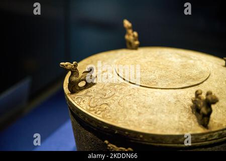 Vestiges culturels de Bashu et du Sichuan en bronze dans la Chine ancienne Banque D'Images