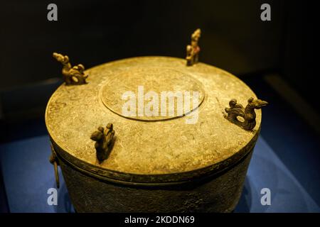 Vestiges culturels de Bashu et du Sichuan en bronze dans la Chine ancienne Banque D'Images