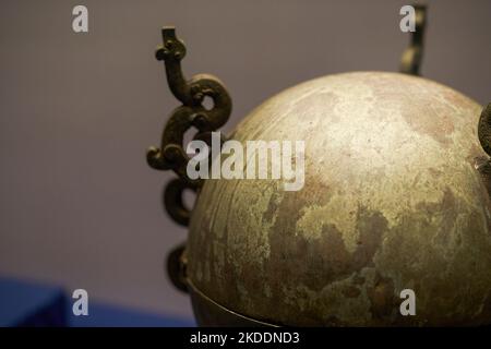 Vestiges culturels de Bashu et du Sichuan en bronze dans la Chine ancienne Banque D'Images