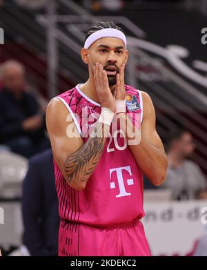 Bonn, Allemagne. 05th novembre 2022. Basketball Bundesliga Matchday 6, Telekom paniers Bonn - MLP universitaires Heidelberg, Jeremy Morgan (Bonn) crédit: Juergen Schwarz/Alamy Live News Banque D'Images