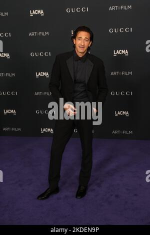 Los Angeles, États-Unis. 05th novembre 2022. Adrien Brody arrive au Gala du film d'art LACMA 2022 qui s'est tenu au LACMA à Los Angeles, en Californie, samedi, à 5 novembre 2022. (Photo de Conor Duffy/Sipa USA) crédit: SIPA USA/Alay Live News Banque D'Images