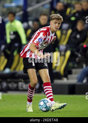 ARNHEM - Sven Mijnans de Sparta Rotterdam pendant le match hollandais entre vitesse et Sparta Rotterdam au Gelredome sur 5 novembre 2022 à Arnhem, pays-Bas. ANP BART STOUTJEDIJK Banque D'Images