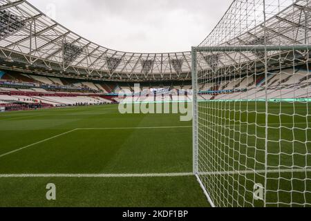 Londres, Royaume-Uni. 06th novembre 2022. Vue générale du stade lors du match de la Premier League West Ham United contre Crystal Palace au London Stadium, Londres, Royaume-Uni, 6th novembre 2022 (photo d'Arron Gent/News Images) à Londres, Royaume-Uni, le 11/6/2022. (Photo par Arron Gent/News Images/Sipa USA) crédit: SIPA USA/Alay Live News Banque D'Images