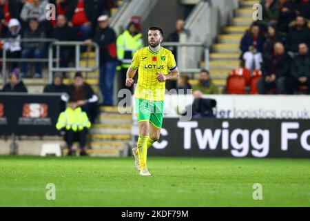 AESSEAL New York Stadium, Rotherham, Angleterre - 5th novembre 2022 Grant Hanley - pendant le match Rotherham v Norwich City, Sky Bet Championship, 2022/23, AESSEAL New York Stadium, Rotherham, Angleterre - 5th novembre 2022 crédit : Arthur Haigh/WhiteRosePhotos/Alay Live News Banque D'Images