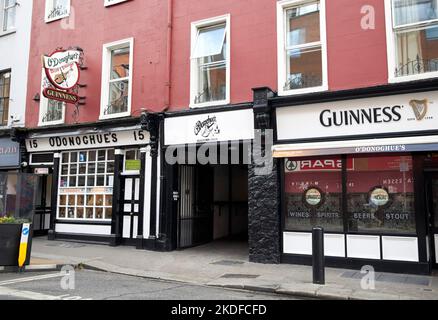 odonoghues bar merrion row dublin république d'irlande Banque D'Images