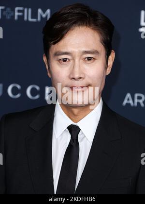 LOS ANGELES, CALIFORNIE, États-Unis - NOVEMBRE 05 : Lee Byung-hun arrive au gala annuel d'art et de film 11th de LACMA 2022 présenté par Gucci au musée d'art du comté de Los Angeles sur 5 novembre 2022 à Los Angeles, Californie, États-Unis. (Photo de Xavier Collin/image Press Agency) Banque D'Images