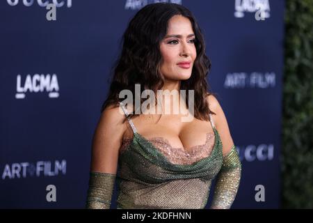 Los Angeles, États-Unis. 05th novembre 2022. LOS ANGELES, CALIFORNIE, États-Unis - NOVEMBRE 05 : Salma Hayek Pinault arrive au gala annuel 11th du LACMA Art film 2022 présenté par Gucci au Los Angeles County Museum of Art on 5 novembre 2022 à Los Angeles, Californie, États-Unis. (Photo de Xavier Collin/image Press Agency) Credit: Image Press Agency/Alay Live News Banque D'Images