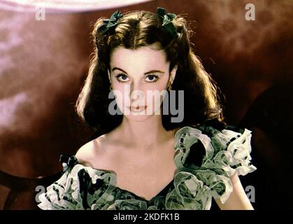 Parti avec le vent Vivien Leigh Banque D'Images