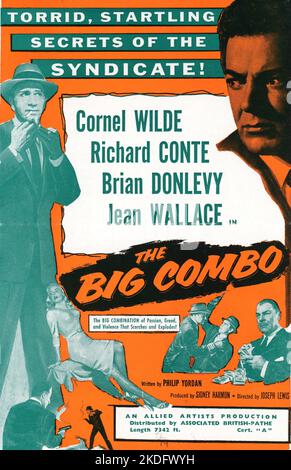 CORNEL WILDE RICHARD CONTE BRIAN DONLEVY et JEAN WALLACE dans LE GRAND COMBO 1955 réalisateur JOSEPH H. LEWIS écrivain Philip Yordan musique David Raksin directeur de la photographie John Alton producteur Sidney Harmon Security - Theodora production / Allied Artists Pictures Banque D'Images