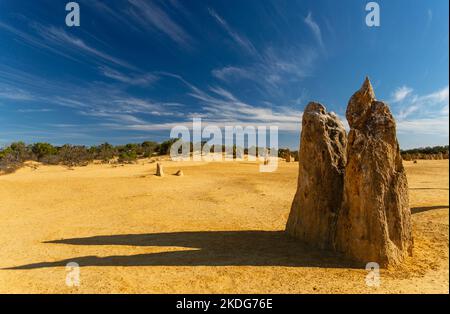 les pinnacles désertent près de cervantes Banque D'Images