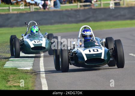 Will Nuthall, Cooper-Climax T53, Lowline, Richmond et Gordon Trophies, 25 minutes de course pour 2500cc voitures Grand Prix qui auraient concouru mieux Banque D'Images