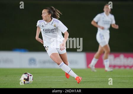 Madrid, Espagne. 06th novembre 2022. Caroline Weir du Real Madrid lors du match de la Liga F entre le Real Madrid et le FC Barcelone, a joué au stade Alfredo Di Stefano sur 6 novembre 2022 à Madrid, Espagne. (Photo de Colas Buera/PRESSIN) Credit: PRESSINPHOTO SPORTS AGENCY/Alay Live News Banque D'Images