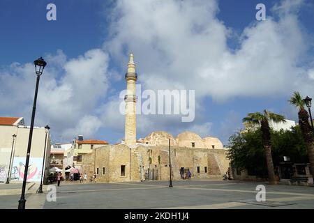 Mosquée Neradje ou Neradje, Réthymnon, Crète, Grèce, Europe Banque D'Images