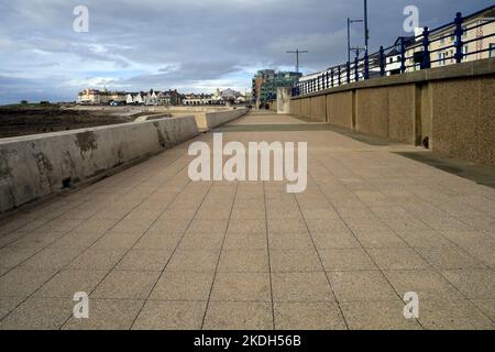 Porthcawl front de mer Esplanade et Seabank Hotel... Novembre 2022. Automne. Banque D'Images