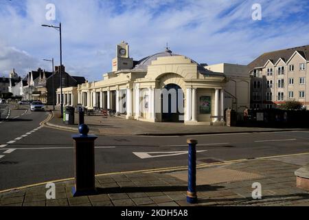 Grand Pavillon. Porthcawl, pays de Galles du Sud. Octobre 2022. Automne. Banque D'Images