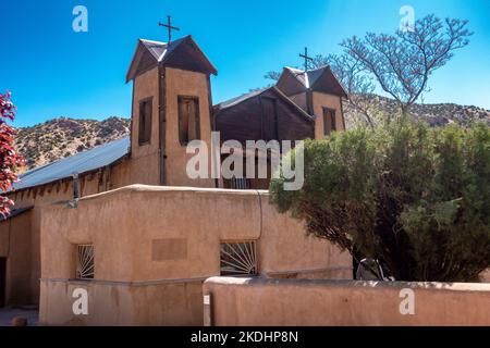 El Santuario de Chimayo dans le nord du Nouveau-Mexique Banque D'Images