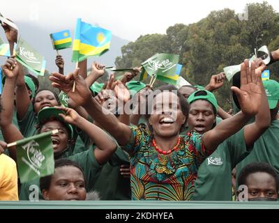 Kinigi, Rwanda 2nd septembre 2022 la cérémonie annuelle de désignation des gorilles de bébé rwandaises 18th ÒKwita IzinaÓ Banque D'Images