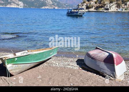 Turunc est un complexe de vacances turc situé dans le quartier de Marmaris, dans la province de Mulga, en Turquie, entouré par les montagnes du Taurus Banque D'Images