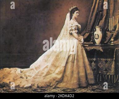 IMPÉRATRICE ELISABETH D'AUTRICHE ( 1837-1898 ) EN 1867 Banque D'Images