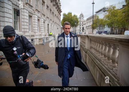 Londres, Angleterre, Royaume-Uni. 7th novembre 2022. Ministre sans portefeuille GAVIN WILLIAMSON est vu à Whitehall. (Credit image: © Tayfun Salci/ZUMA Press Wire) Credit: ZUMA Press, Inc./Alay Live News Banque D'Images