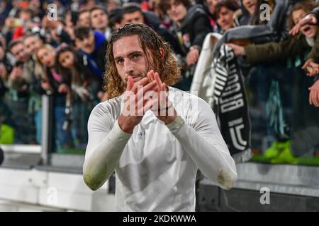 Turin, Italie. 06th, novembre 2022. Adrien Rabiot de Juventus vu après la série Un match entre Juventus et Inter au stade Allianz de Turin. (Crédit photo: Gonzales photo - Tommaso Fimiano). Banque D'Images