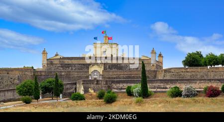 17th Century Saint Lucy ou fort de Saint Luzia, Elvas, Alentejo, Portugal Banque D'Images